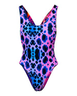 Spookilicious Purple Leopard Swimsuit